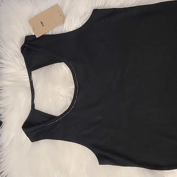 NIKE Yoga Dri-FIT Lurex Tank In Black - Picture 5 of 8